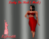 Lady In Red Dress Med