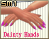 SM1 Barbie Pink nails