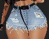 Short jeans+belt