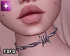 barbwire choker