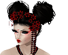 blk/red Geisha Hairdress