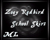 *ML* Zoey Redbird Skirt