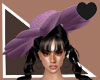 0123 Flower Purple Hat