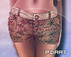 P Dart | Floral Shorts 3