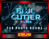 Blue Glitter Filter