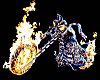 Flaming Bike Picture