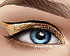 golden eyeliner