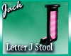 Letter J Stool
