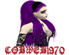 wicked long purple hair