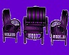 Royal Purple Patio Set