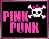 PINK PUNK floor sign
