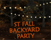ST FALL BACKYARD PARTY