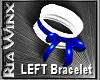 Wx:Blue Bows Bracelet L