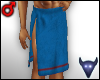 Blue wrapped towel (m)
