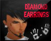 S! Male Diamond Earrings