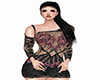sequins petals dress