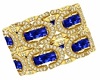 Right Bracelet Gold Blue