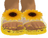 kids sunflower sandals