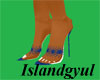 (C)Island LV Blue Shoe