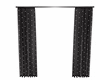 Curtains Black w/light