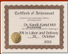 Dr. Certificate