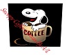 Snoopy Coffee Canvas
