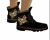 Butterfly Skull Boots M