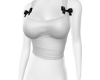 white tank w/ black bows