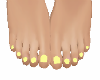 Yellow Pastel Toes