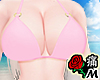 蝶 Pink Bikini Top