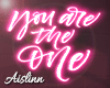 You Are The One Neon