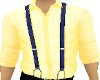 yellow shirt w/suspender