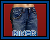 BikerChic blue jeans