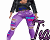 Crazy BitchJeans Purple