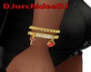bracelet or louvebleu