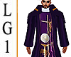 LG1 Purple  Clergy  Robe
