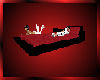 **Black and Red Bed