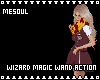 Wizard Magic Wand Action