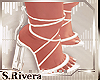 SR* Simple White heels