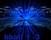 blue disco ball light