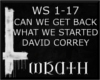 [W] DAVID CORREY