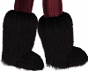 E* Christmas fur Boots