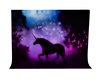 Purple Unicorn Backdrop