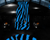 Blue Tiger Stripe Room