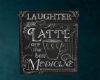 Laugh Latte Cafe art