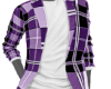 Fall Plaid Purple Shirt