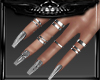 [T] Silver Nails + Rings