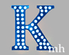 Blue Letter K