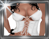 ! white corset