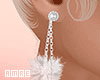 Xmas Earrings | White